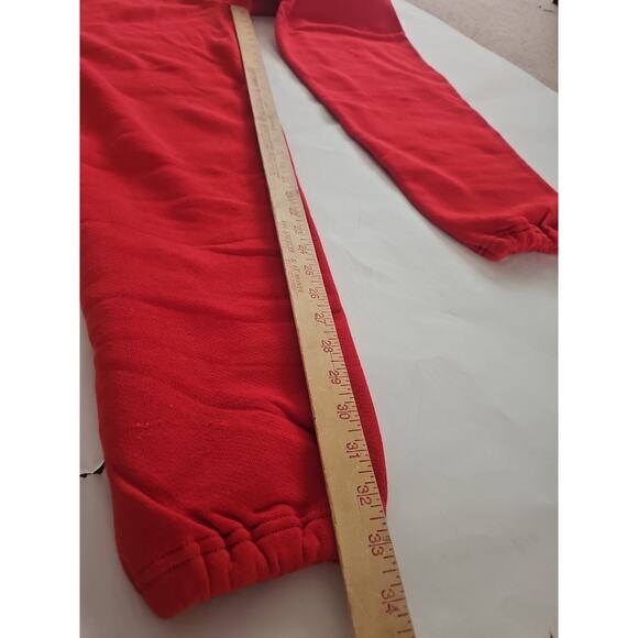 Vtg 90s Russell Athletic High Rise Red Sweatpants Made In USA Size XL - Picture 7 of 10